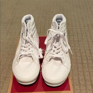 Vans White High-Top Sneakers